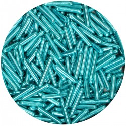 Bâtonnets en sucre - Bleu métallic