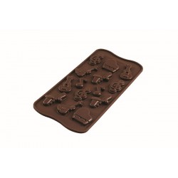 Moule silicone pour chocolat "Mélodie"