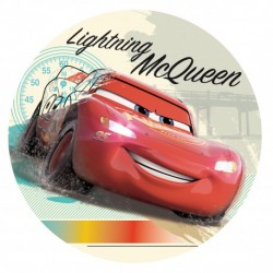Disque azyme 16 cm "Cars Flash Mc Queen"