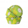 30 caissettes à Cupcakes standard “Poussins de Pâques”