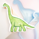 Emporte-pièce et embosseur “Brontosaure”