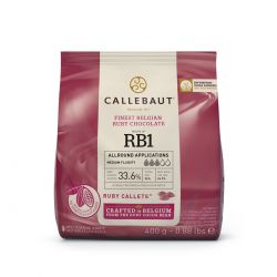 Chocolat de couverture Callebaut "rubis" - Différents poids