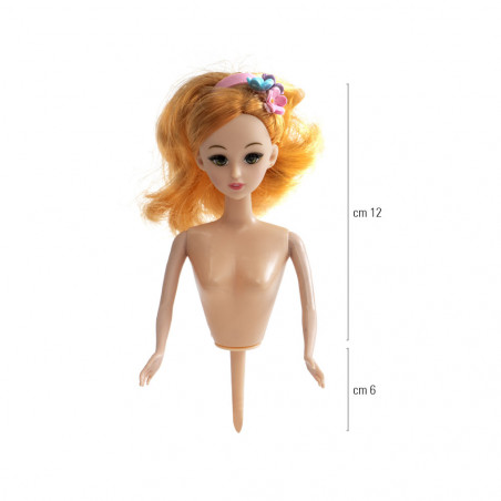 Buste de poupée pour gâteau Princesse - Différents modèles