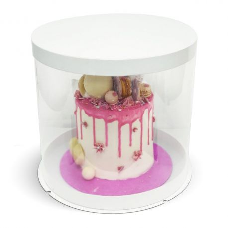 Boîte à gâteau et pâtisserie ronde + couvercle Ø30cm