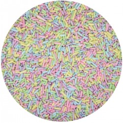 Vermicelles en sucre  couleurs pastel - 80 g