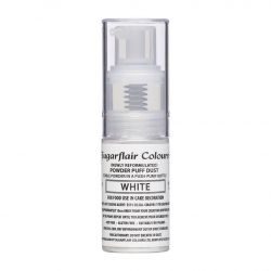 Spray poudre alimentaire blanc sans E171 - 10 g