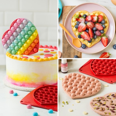 Moule en silicone pour réaliser 9 gâteaux animaux à 10€ – Miss Popcake