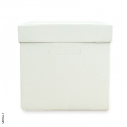 Boîte à gâteau blanche - 25,5 x 25,5 x 25,5 cm