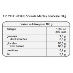 Mélange sprinkles "Princesse" - 50 g