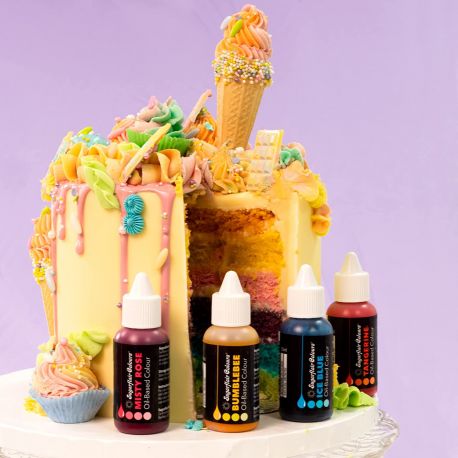 Paillettes alimentaires comestibles - Étoiles multi couleurs - PME - Joli  Gâteau