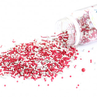 Assortiment décors sucrés Fairy Sprinkles - Red Velvet 100 g