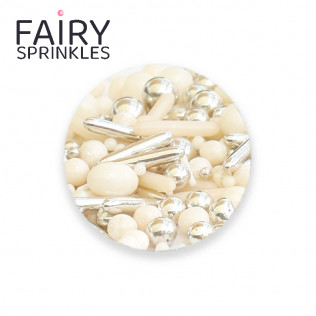 Assortiment décors sucrés Fairy Sprinkles - Diamonds and Pearls 100 g