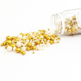 Assortiment décors sucrés Fairy Sprinkles - Gold Dream 100 g