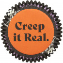 75 caissettes pour cupcakes Halloween "Creep it real"