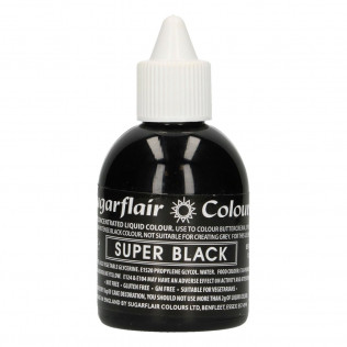 Colorant alimentaire liquide noir intense - 60 ml