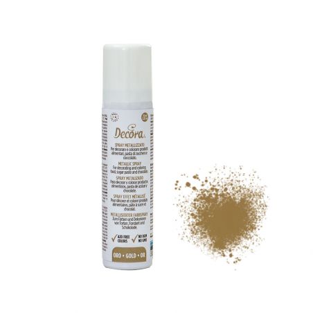 Spray colorant doré Magic poudre 7g colorant alimentaire de