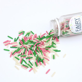 Décors sucrés sprinkles "Mrs Claus" - 100 g - Fairy Sprinkles