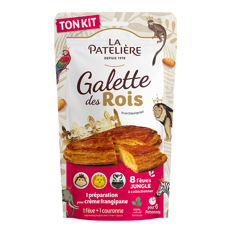 Acheter Kit galette des rois avec fève et couronne sur Feericake.fr