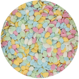 Sprinkles confettis pastels pour déco de cupcakes "œufs" - 60 g