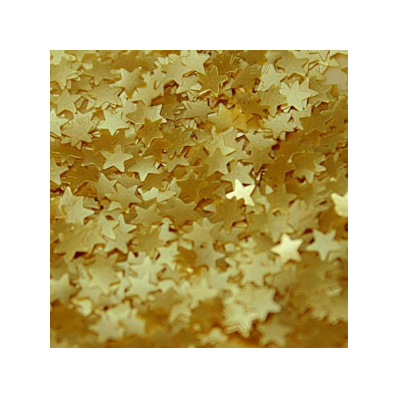 Confettis comestibles étoiles or - 2,8 g