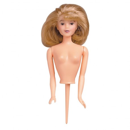 Figurine poupée blonde