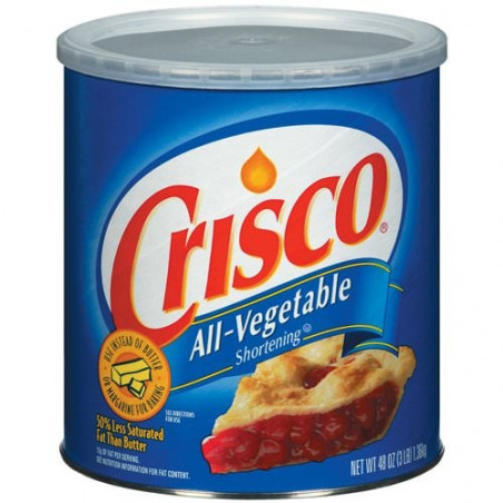 Crisco shortening (graisse végétale) - 1,36kg