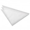 100 triangles de papier parchemin - 37,5cm