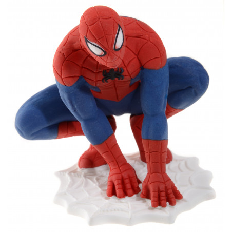 Gateau anniversaire Spiderman : bougie + chiffres + figurine