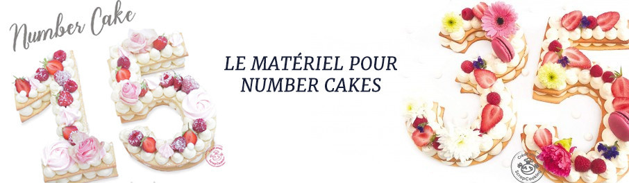 Number cake, tout le matériel indispensable sur Feeriecake.fr