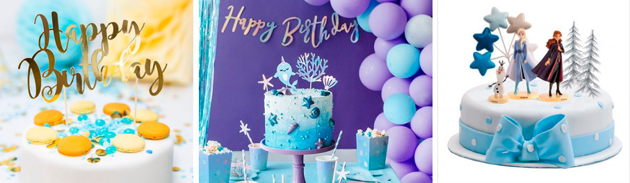 Cake toppers pour décorer vos gâteaux d'anniversaire|Boutique en ligne