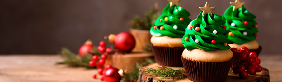 Caissettes pour cupcakes et muffins Noël - large choix | Féerie Cake