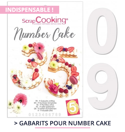 Gabarits pour number cake