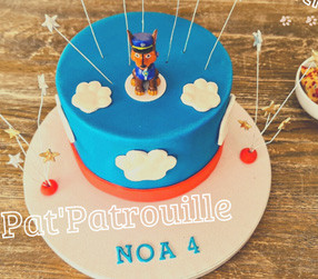 Gâteau Pat'Patrouille décoré pour débutant, tutoriel ultra facile et rapide