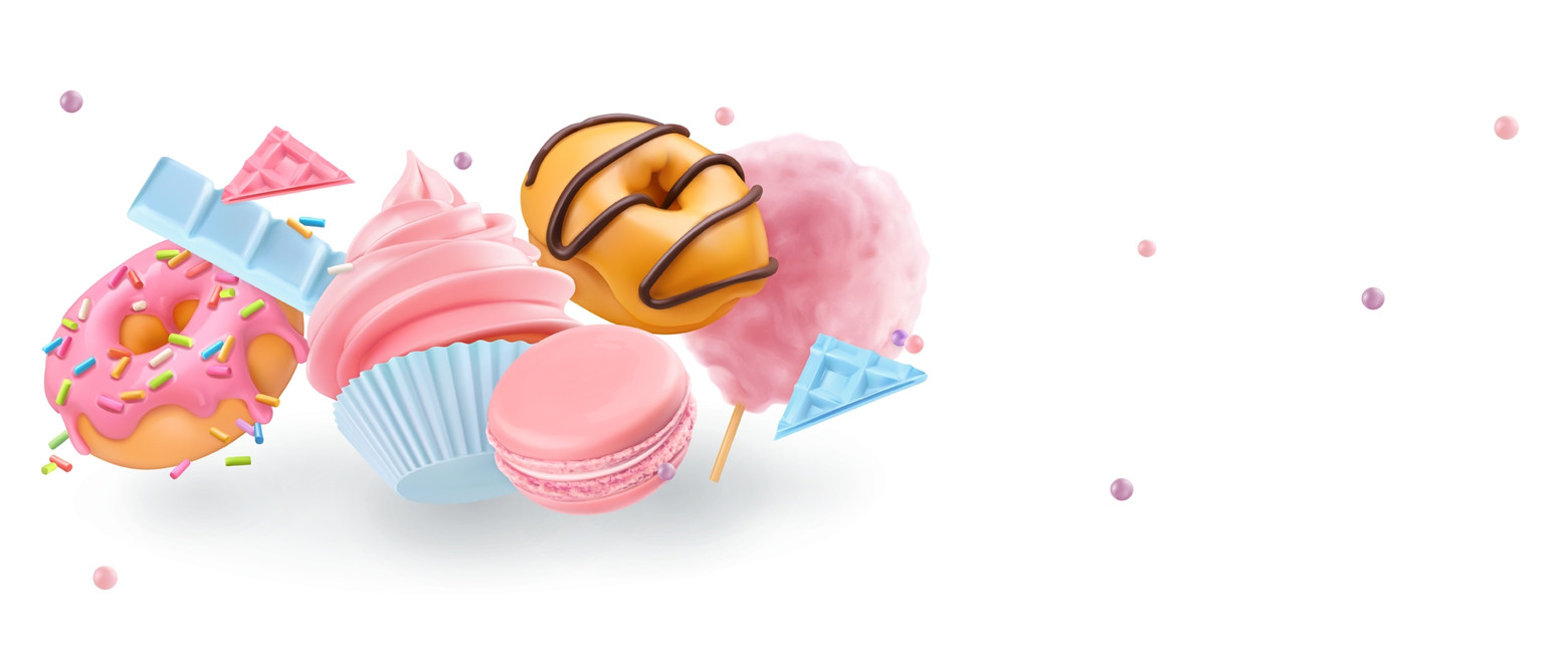 Décorations en sucre à poser sur vos cupcakes thème cirque – Miss
