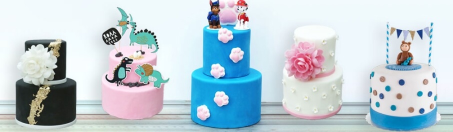 Number cake, letter cake and symbol cake Scrapcooking